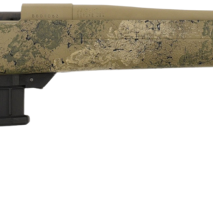 Camouflage bolt-action rifle with detachable magazine