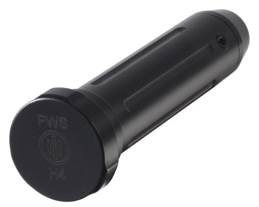 Black cylindrical metal component labeled PWS H4