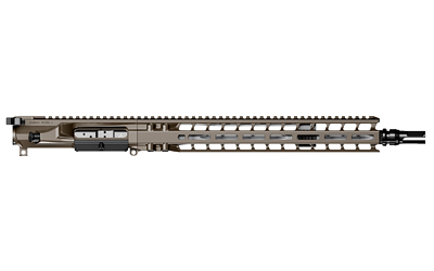 Tan AR-15 upper receiver with long handguard