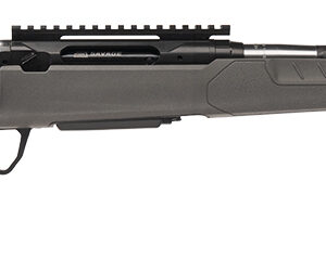 Modern bolt-action rifle with synthetic stock