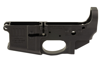 Black AR-15 lower receiver frame