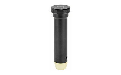 Black cylindrical outdoor bollard light fixture