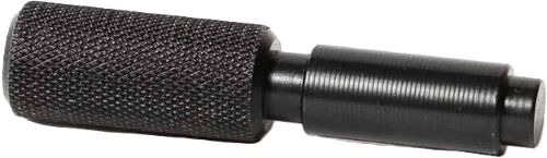 Knurled metal handle tool with cylindrical shaft