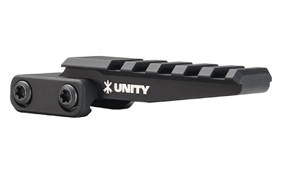 Black Unity tactical optic mount with dual ports