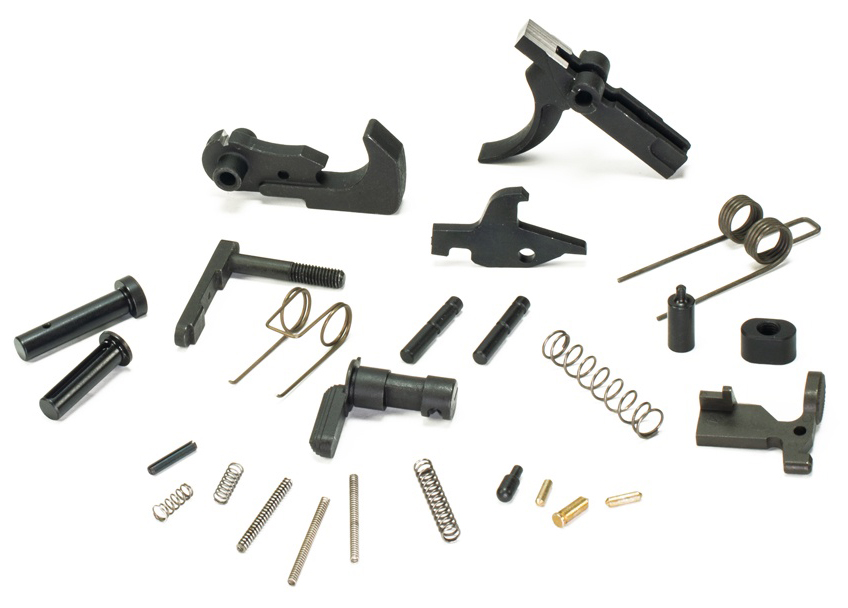 Assorted firearm trigger components and springs