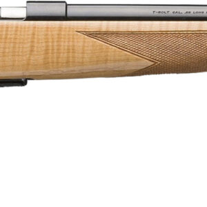 Bolt-action rifle with wooden stock