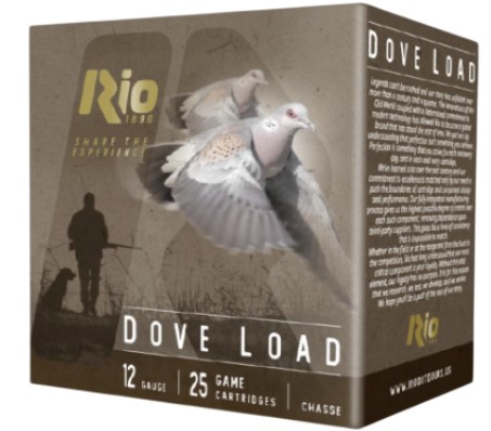 Rio Dove Load 12 gauge shotgun shells box