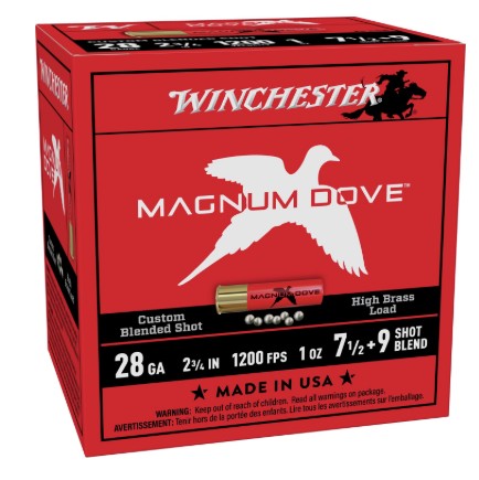 Winchester Magnum Dove 28 gauge shotgun shells box