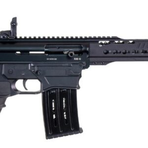 Modern tactical semi-automatic rifle with detachable magazine