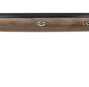 Antique flintlock rifle with wooden stock