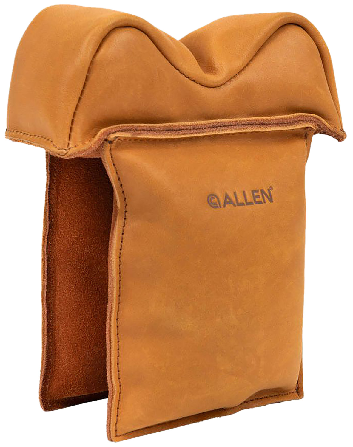 Tan leather welding hood by Allen