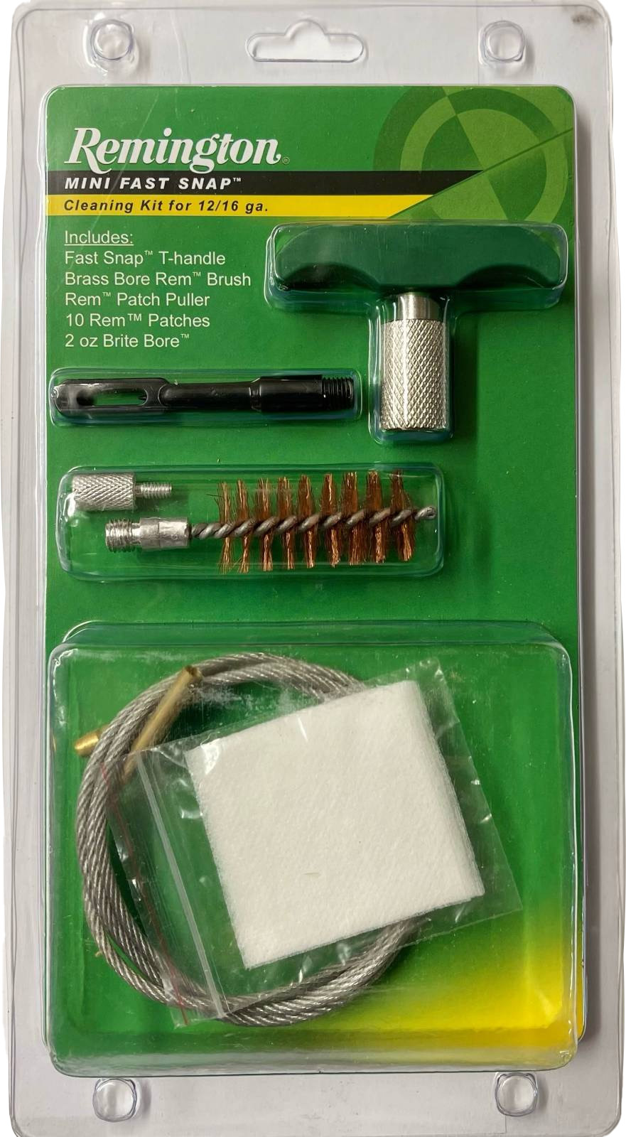 Remington Mini Fast Snap shotgun cleaning kit package