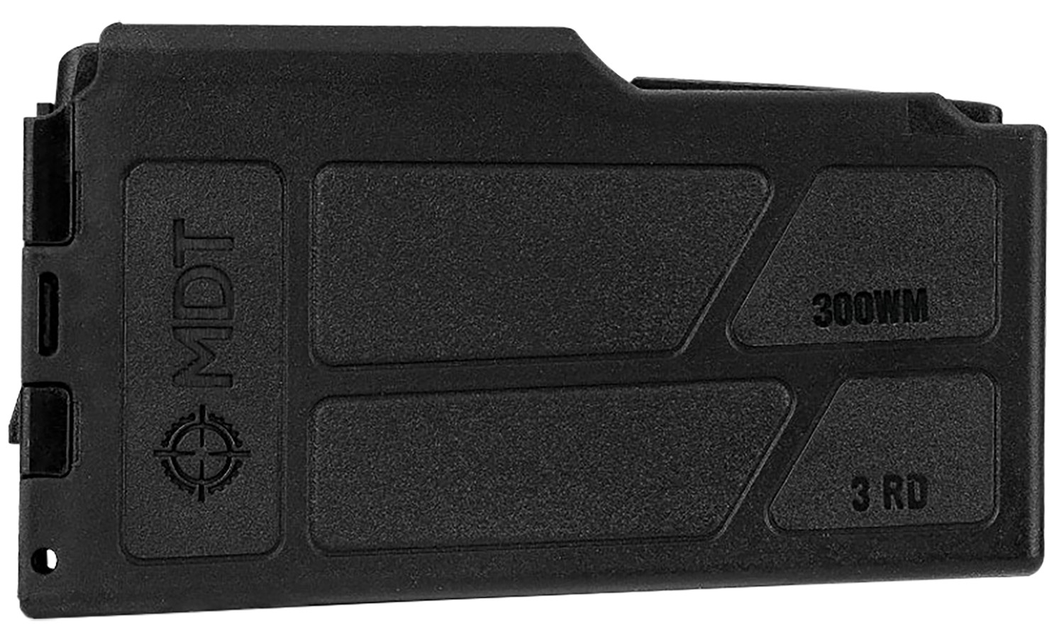 Black MDT 300NM 3-round rifle magazine
