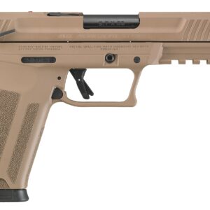 Ruger-57 semi-automatic pistol in flat dark earth