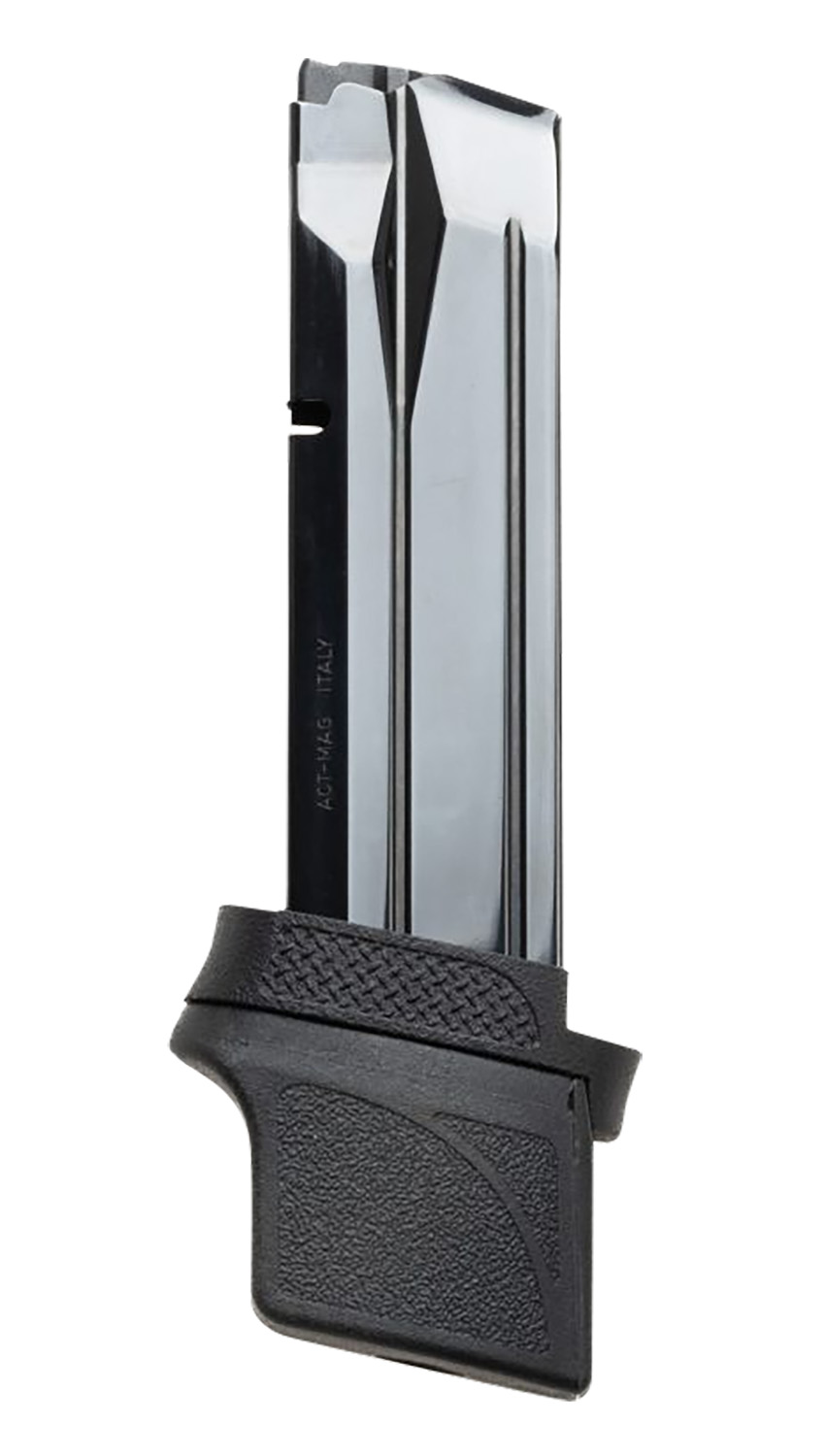 Handgun magazine with extended base plate
