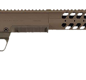 Tan bolt-action sniper rifle on white background