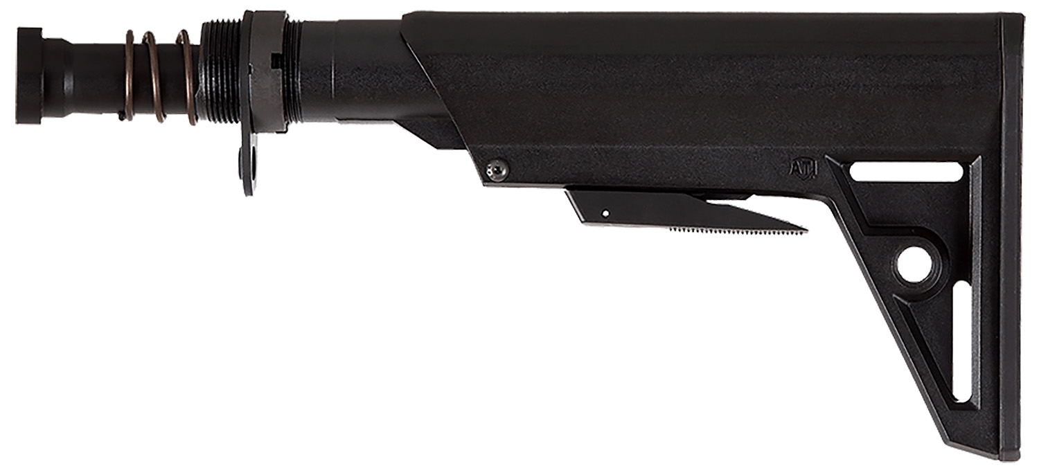 Adjustable black rifle buttstock with buffer tube