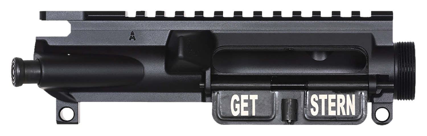 AR-15 upper receiver with 'GET STERN' text