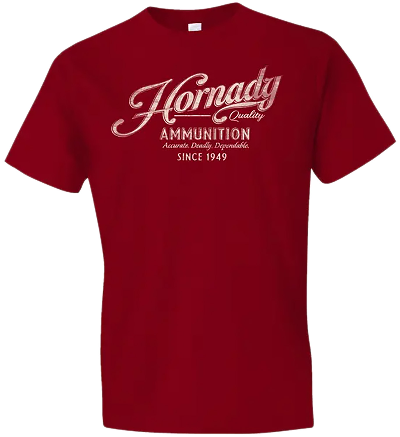 Red Hornady Ammunition logo T-shirt