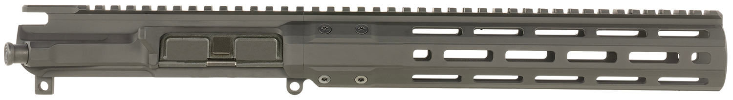Rifle upper receiver with ventilated handguard rail
