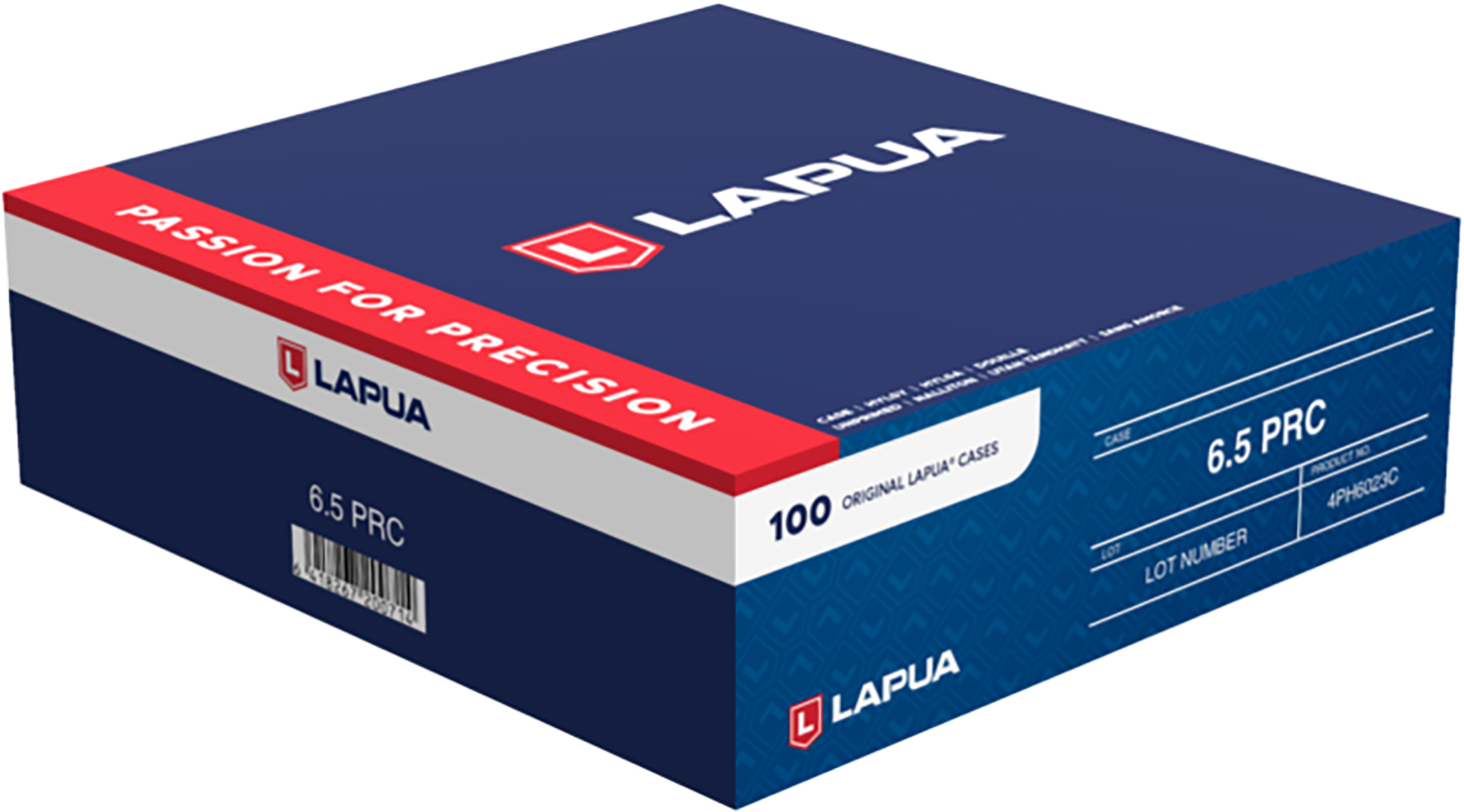 Lapua 6.5 PRC brass cases box