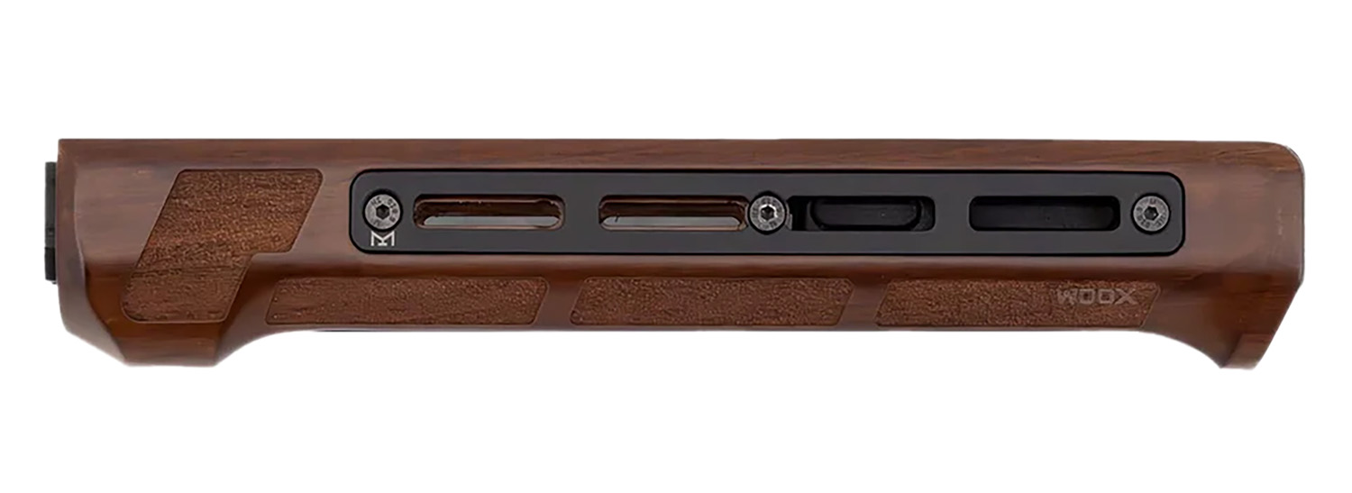 Wooden rifle fore-end with M-LOK slots