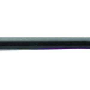 Black metal rod with round embossed handle