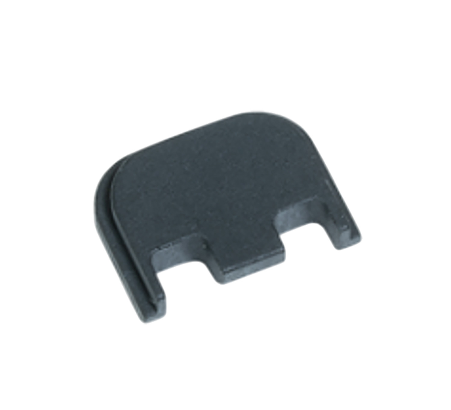 Small gray plastic clip or cover piece