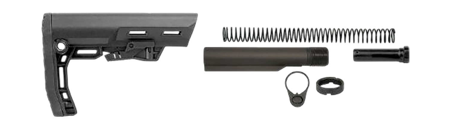 AR-15 adjustable stock and buffer tube kit