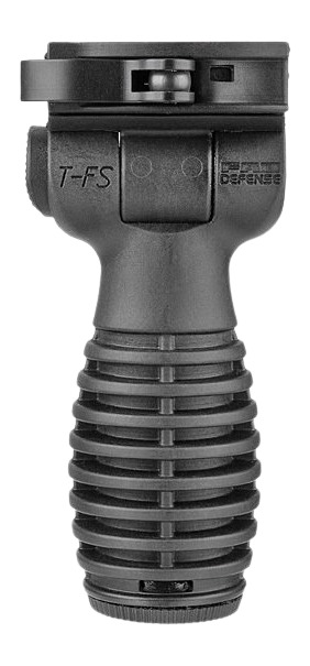 Black tactical vertical foregrip accessory