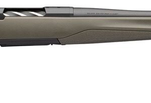 Bolt-action hunting rifle isolated on white background