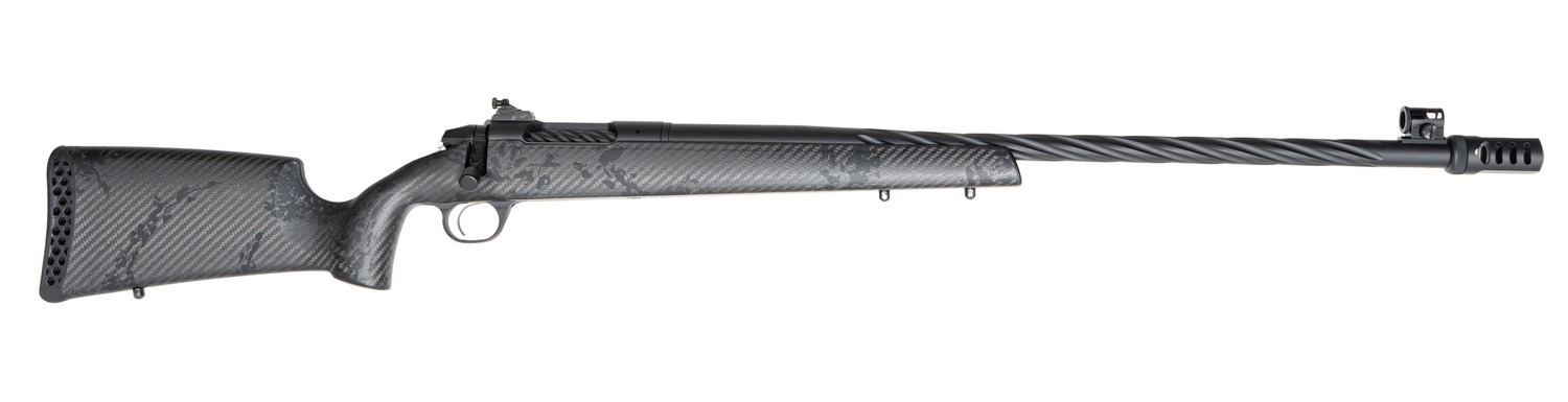 Bolt-action rifle with carbon fiber stock
