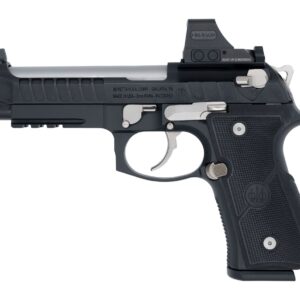 Beretta semi-automatic pistol with red dot sight