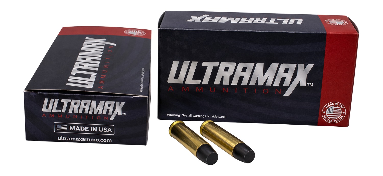 Ultramax ammunition boxes with two cartridges