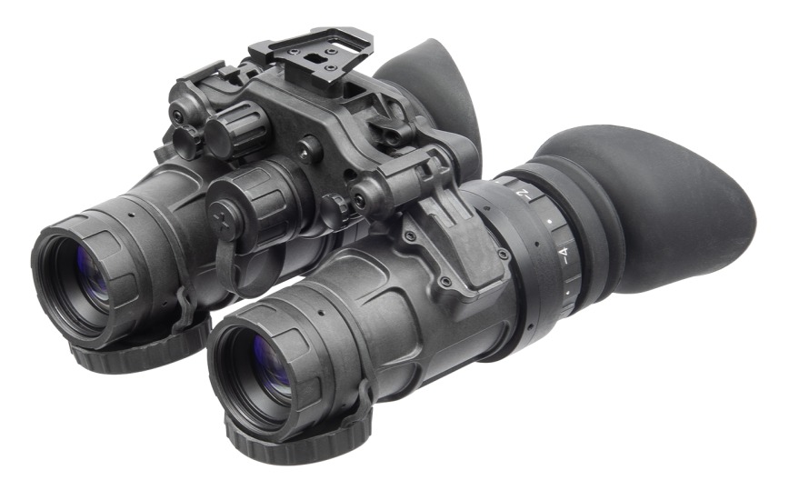 Dual-tube night vision binoculars device