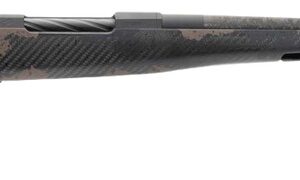 Bolt-action hunting rifle with camo stock
