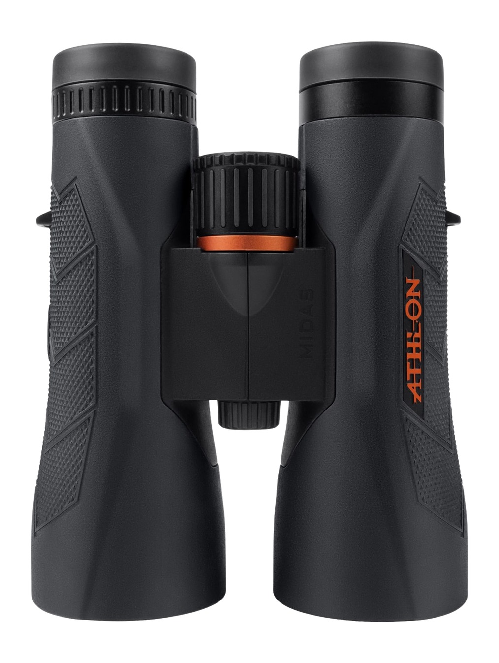 Black Athlon binoculars on white background
