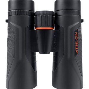 Black Athlon binoculars isolated on white background