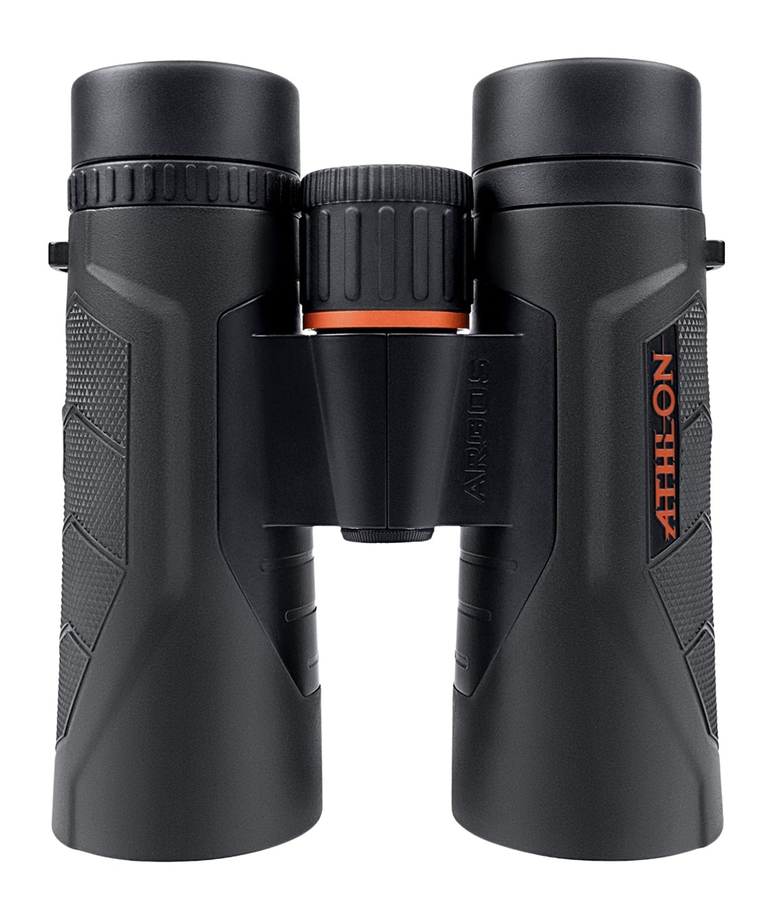 Black Athlon binoculars isolated on white background