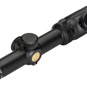 Black Athlon rifle scope isolated on white background