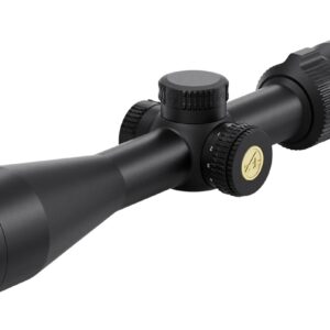 Black Athlon 3-9x40 rifle scope on white background