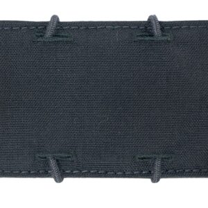 Black nylon sheath with paracord lacing loops