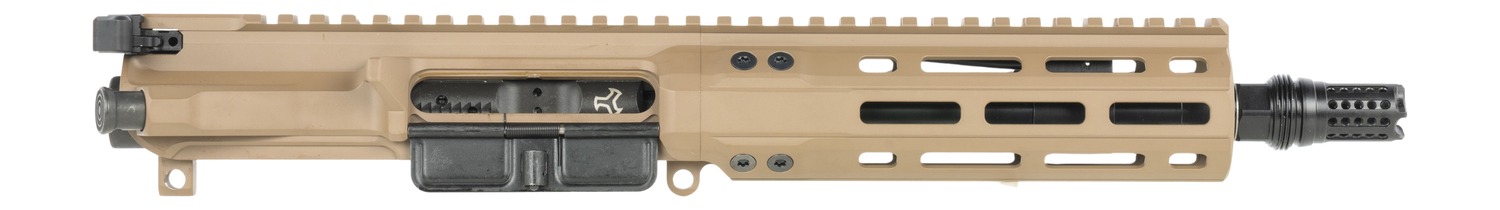 Tan AR-15 upper receiver with handguard