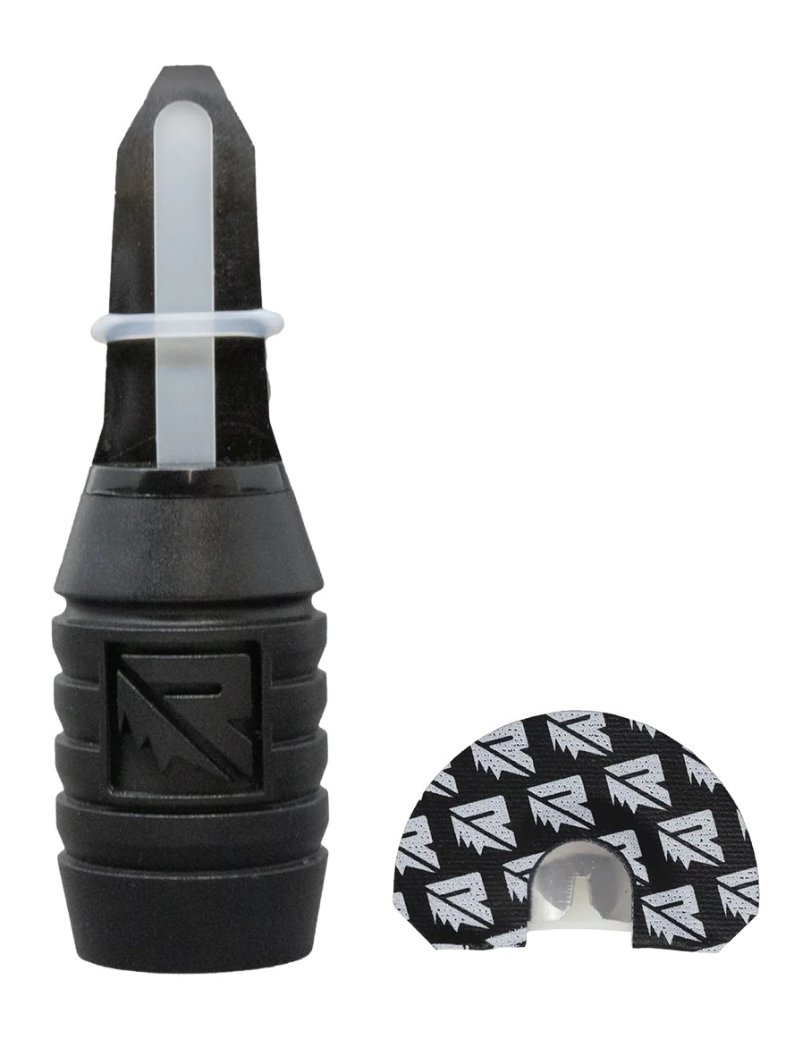 Black turkey call and diaphragm mouth call