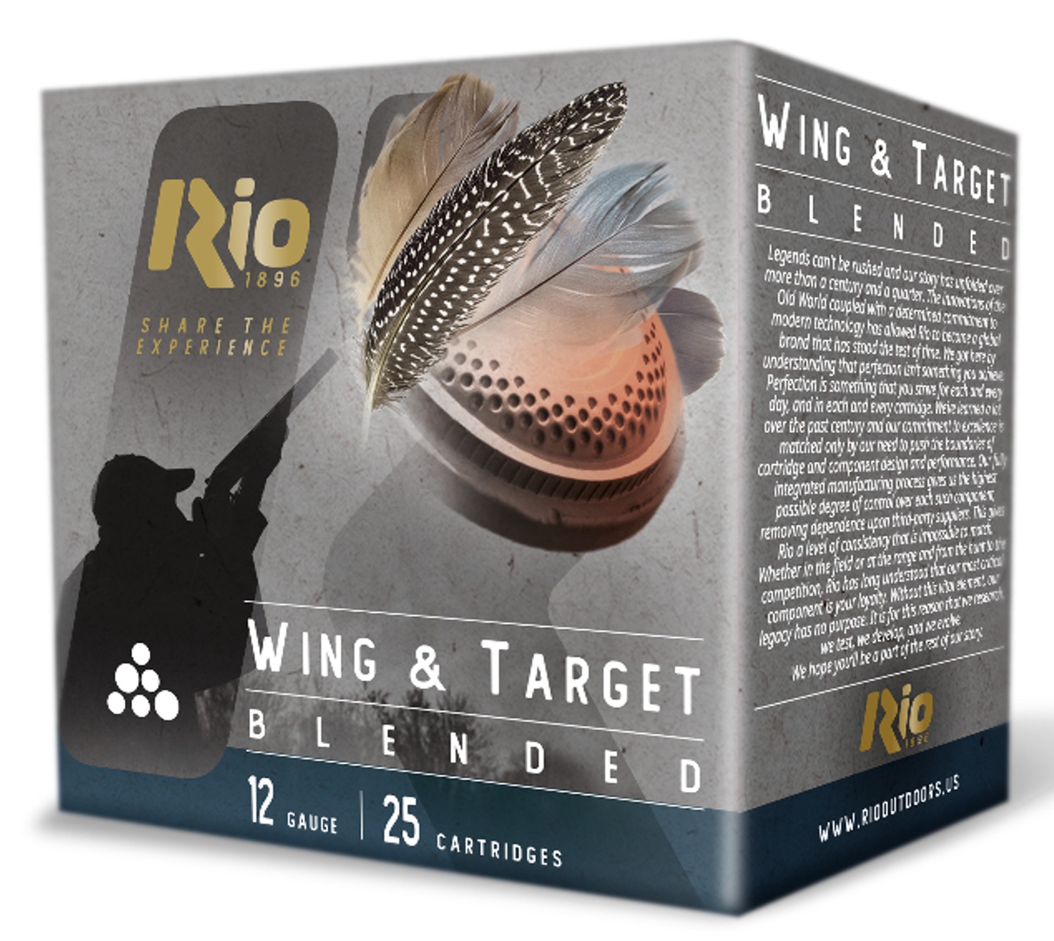 Rio Wing & Target 12 gauge cartridges box