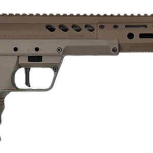 Tan bolt-action sniper rifle on white background