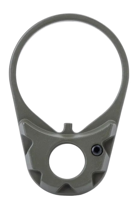 Gray plastic ring-shaped mounting bracket