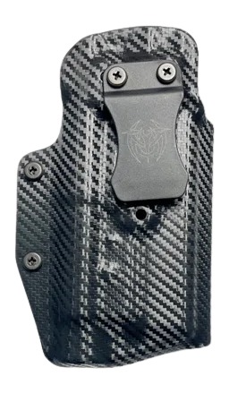Carbon fiber concealed carry holster with belt clip