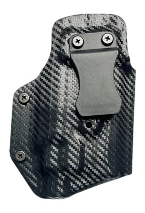Carbon fiber IWB holster with belt clip