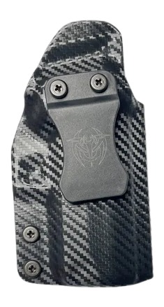Carbon fiber concealed carry holster with metal clip